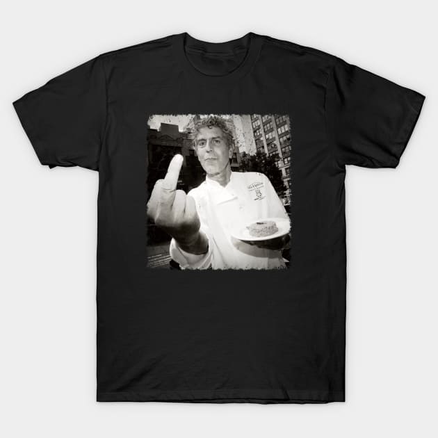 Anthony Bourdain - Vintage T-Shirt by GoodMan999